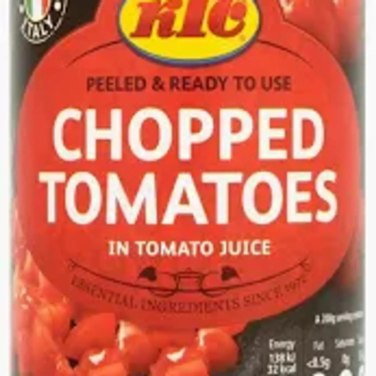 KTC Chopped Tomatoes 400g - Buy Fresh Vegetables Online UK | 3SIEE Foods