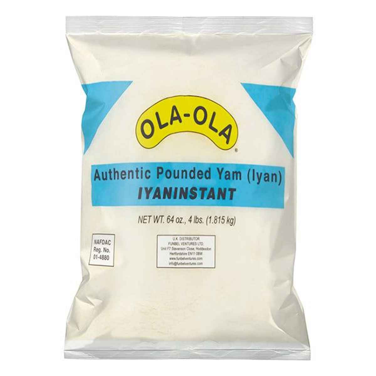 Ola-Ola Pounded Yam product pack from 3SIEE Foods UK
