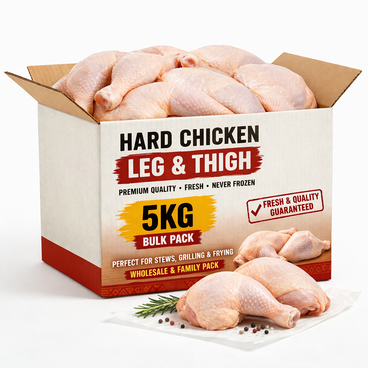 Frozen Hard Chicken Leg & Thigh - Buy Frozen meat, Fish & Poultry Online UK | 3SIEE Foods