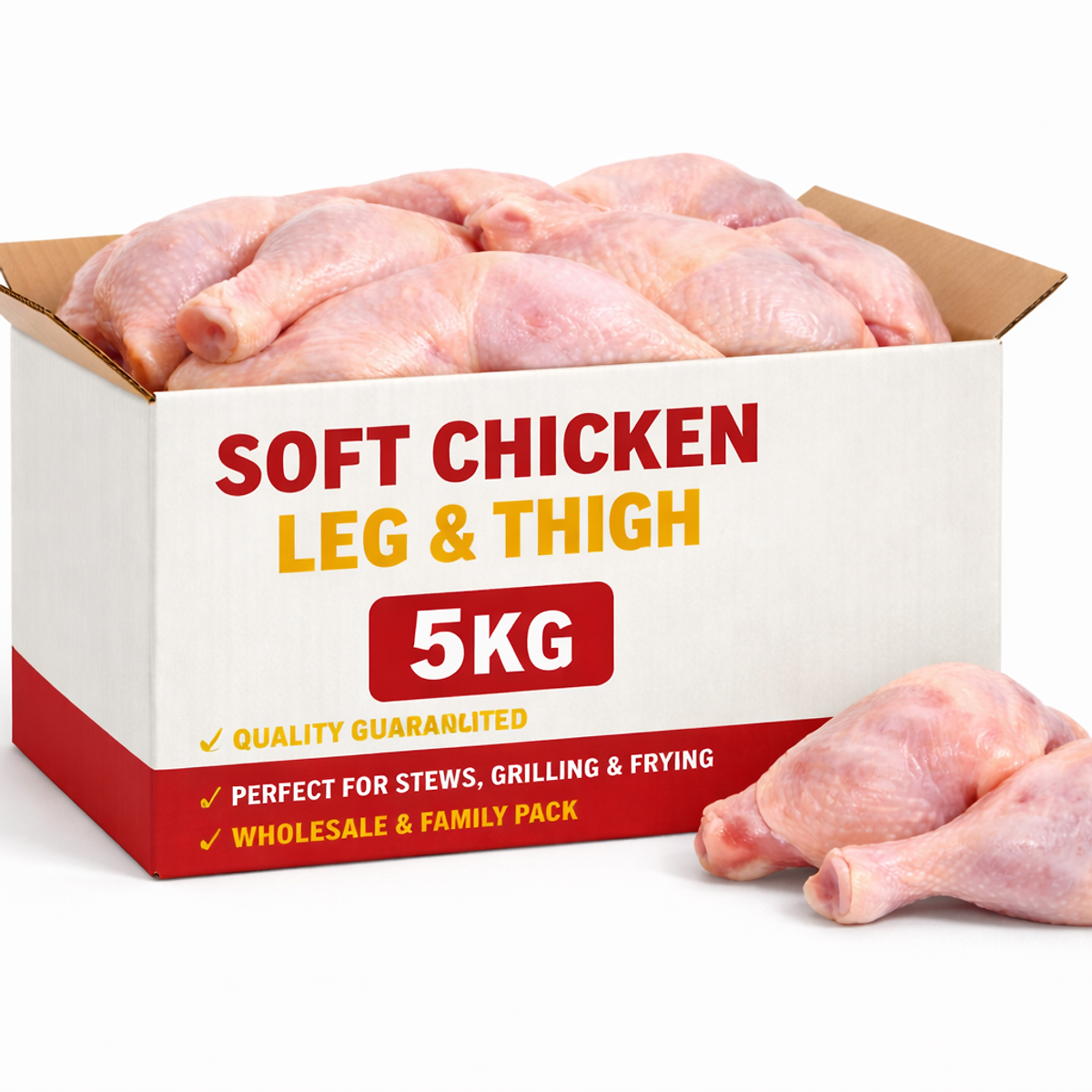 Soft Chicken Leg & Thigh - Buy Frozen meat, Fish & Poultry Online UK | 3SIEE Foods