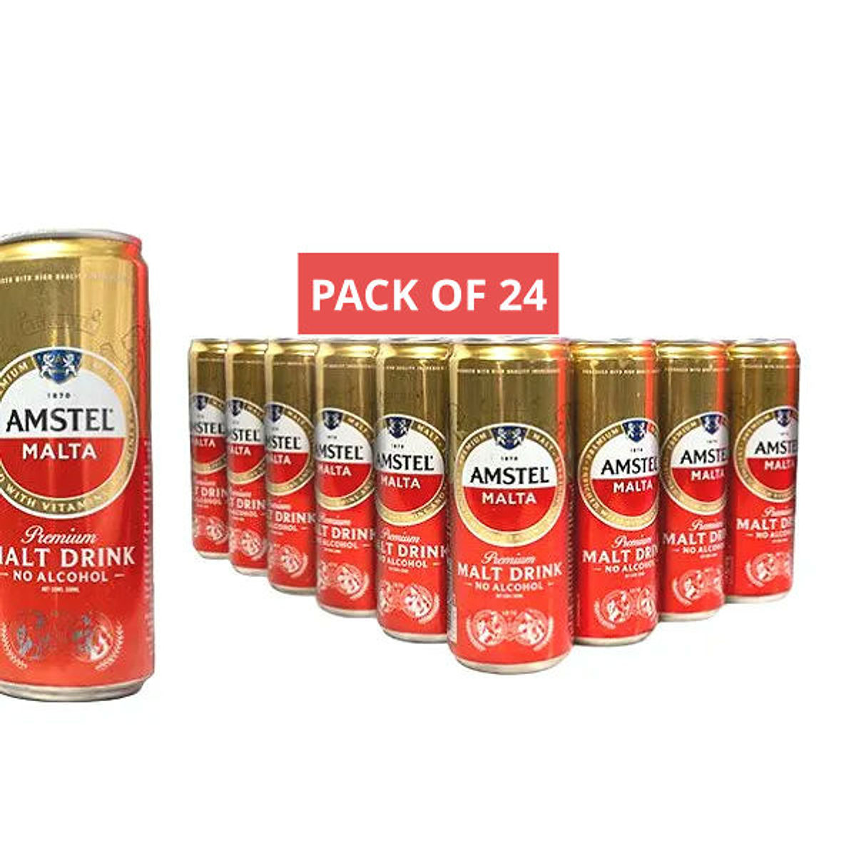 Amstel Malta Can 330ml - Buy Drinks & Beverages Online UK | 3SIEE Foods