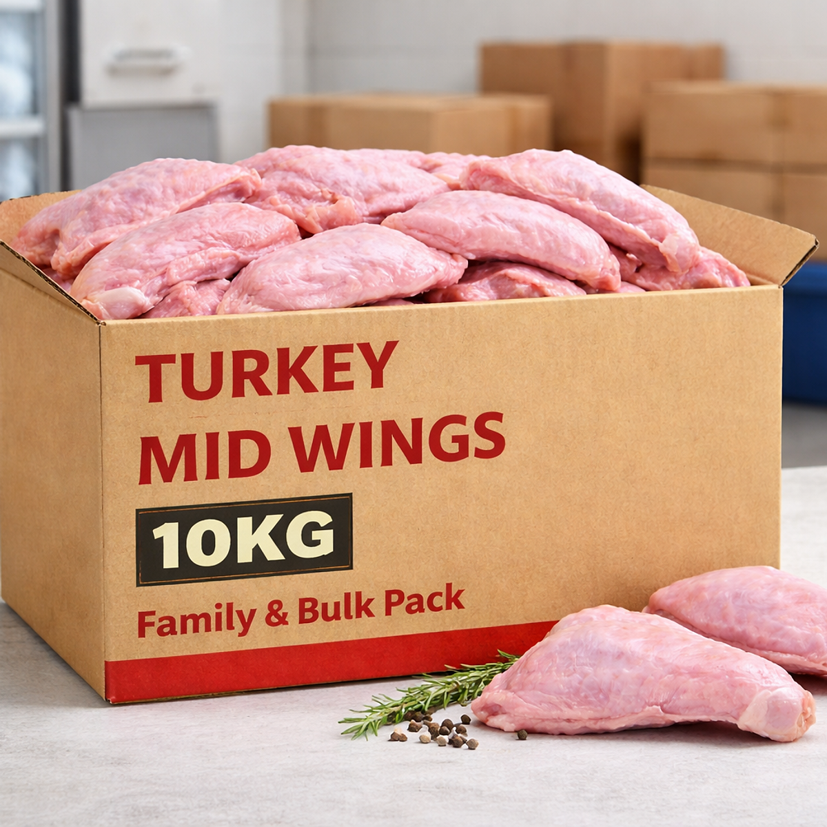 Frozen Turkey Mid Wings - Buy Frozen meat, Fish & Poultry Online UK | 3SIEE Foods