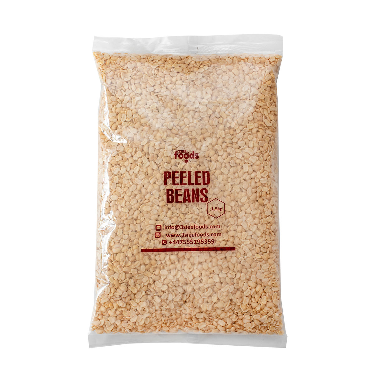 3SIEE Peeled Beans 1.5kg - Buy Rice & Grains Online UK | 3SIEE Foods