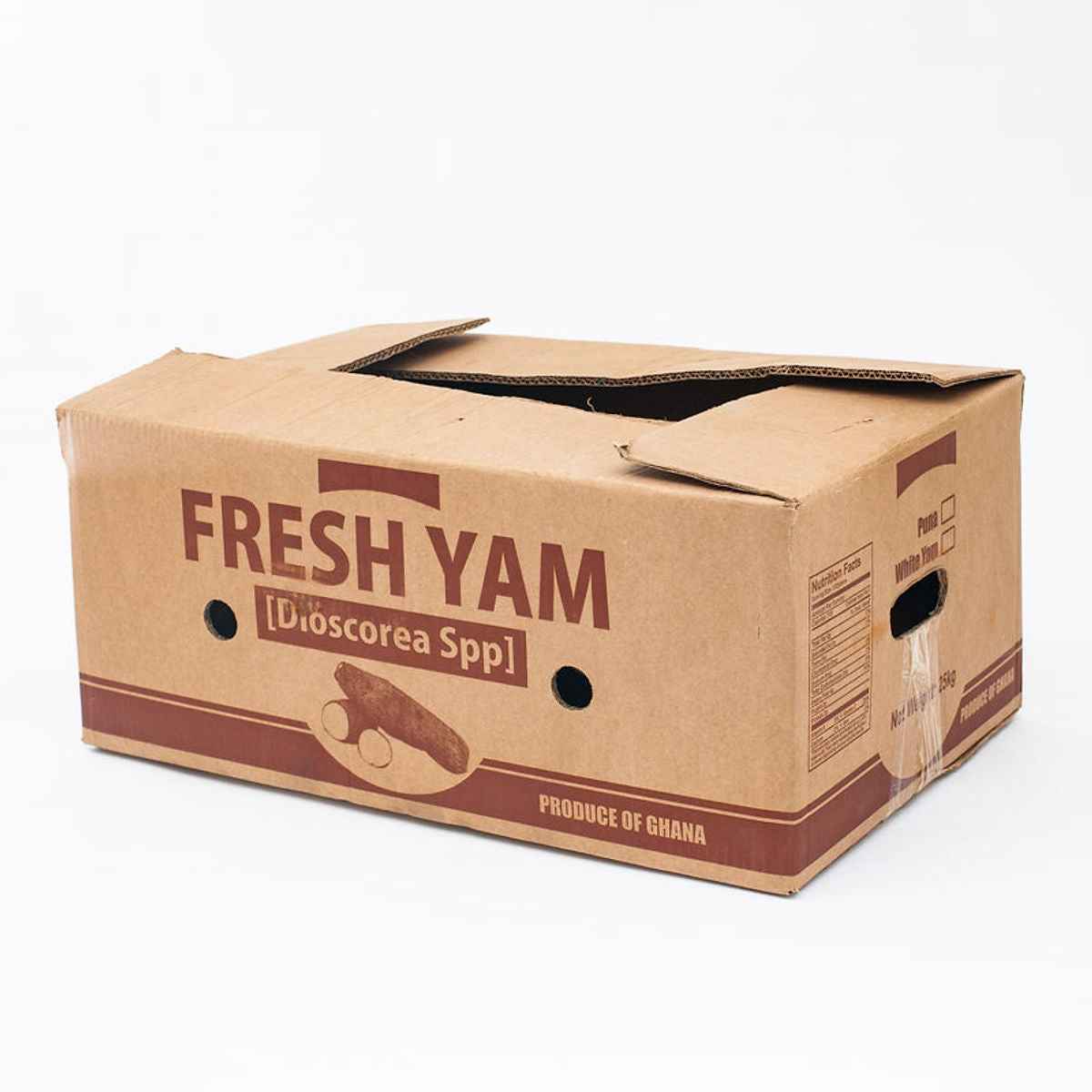 Fresh Yam product pack from 3SIEE Foods UK